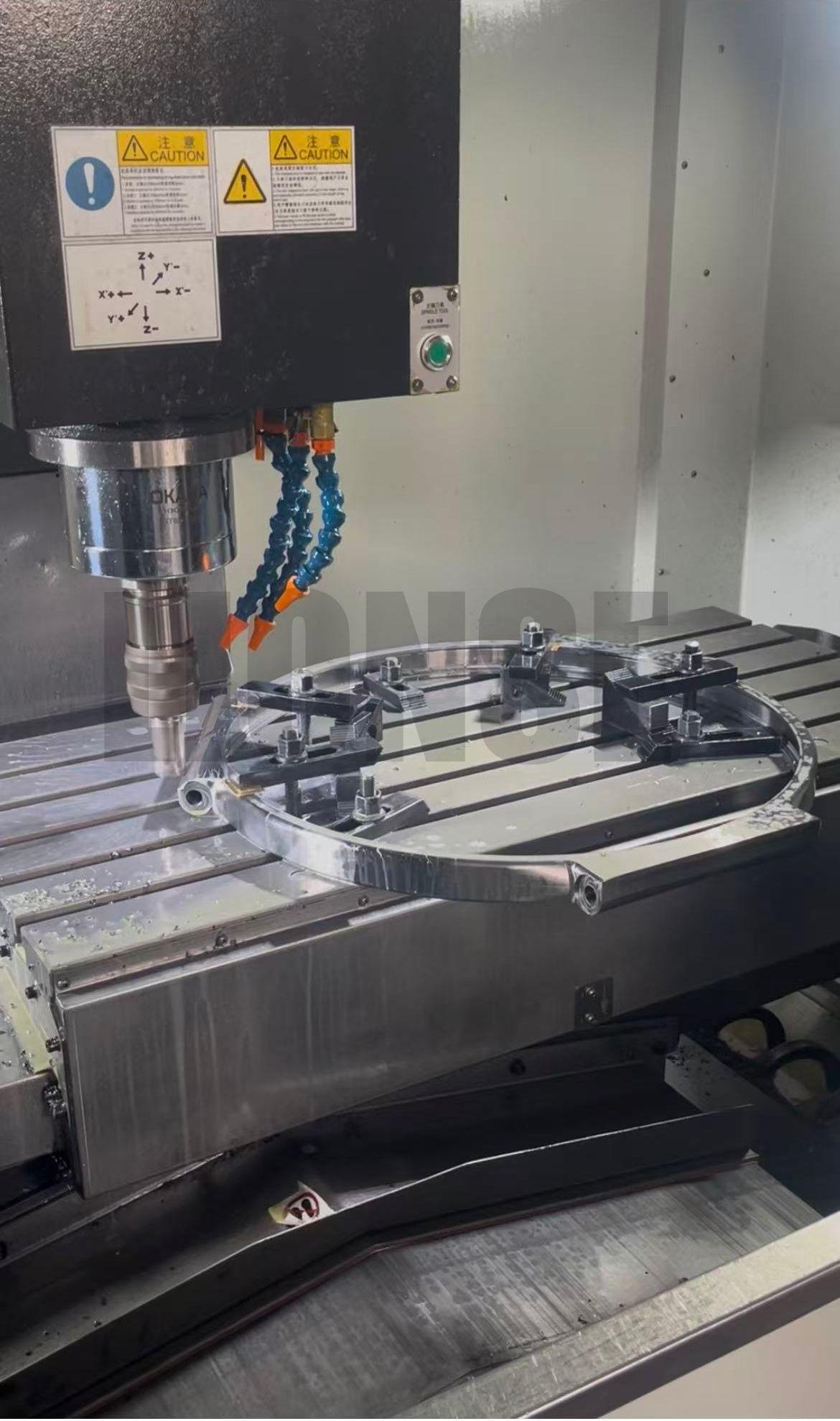 Didelio skersmens nerūdijančio plieno kelių griovelių fiksavimo žiedas, pasirinktiniai